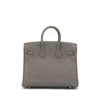 HERMES BIRKIN 25 TOGO GRIS MEYER SHW