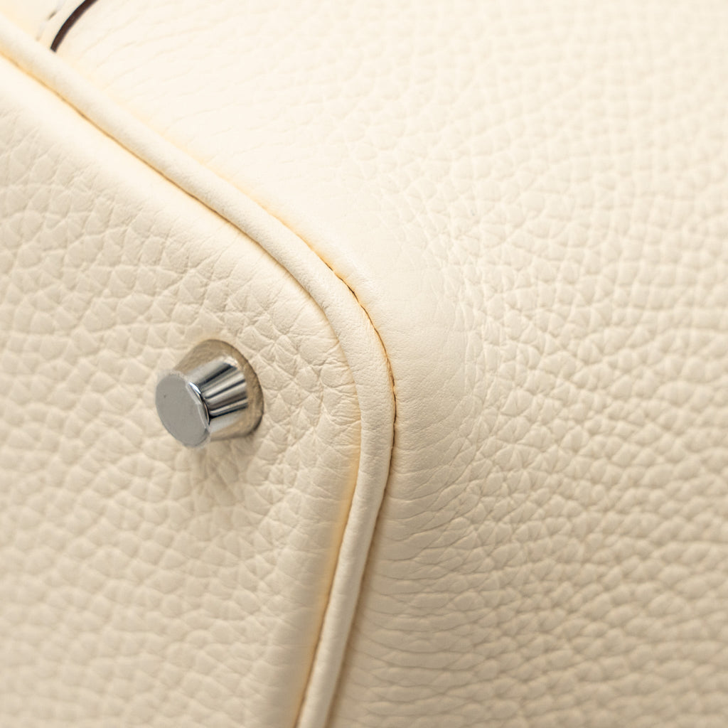 HERMES Picotin 18 Lock Bag Clemence Nata SHW