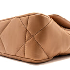 CHANEL SMALL 19 BAG LAMBSKIN CARAMEL MULTICOLOUR HARDWARE (MICROCHIP)