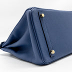 Hermes Birkin 30 Togo Blue Brighton GHW