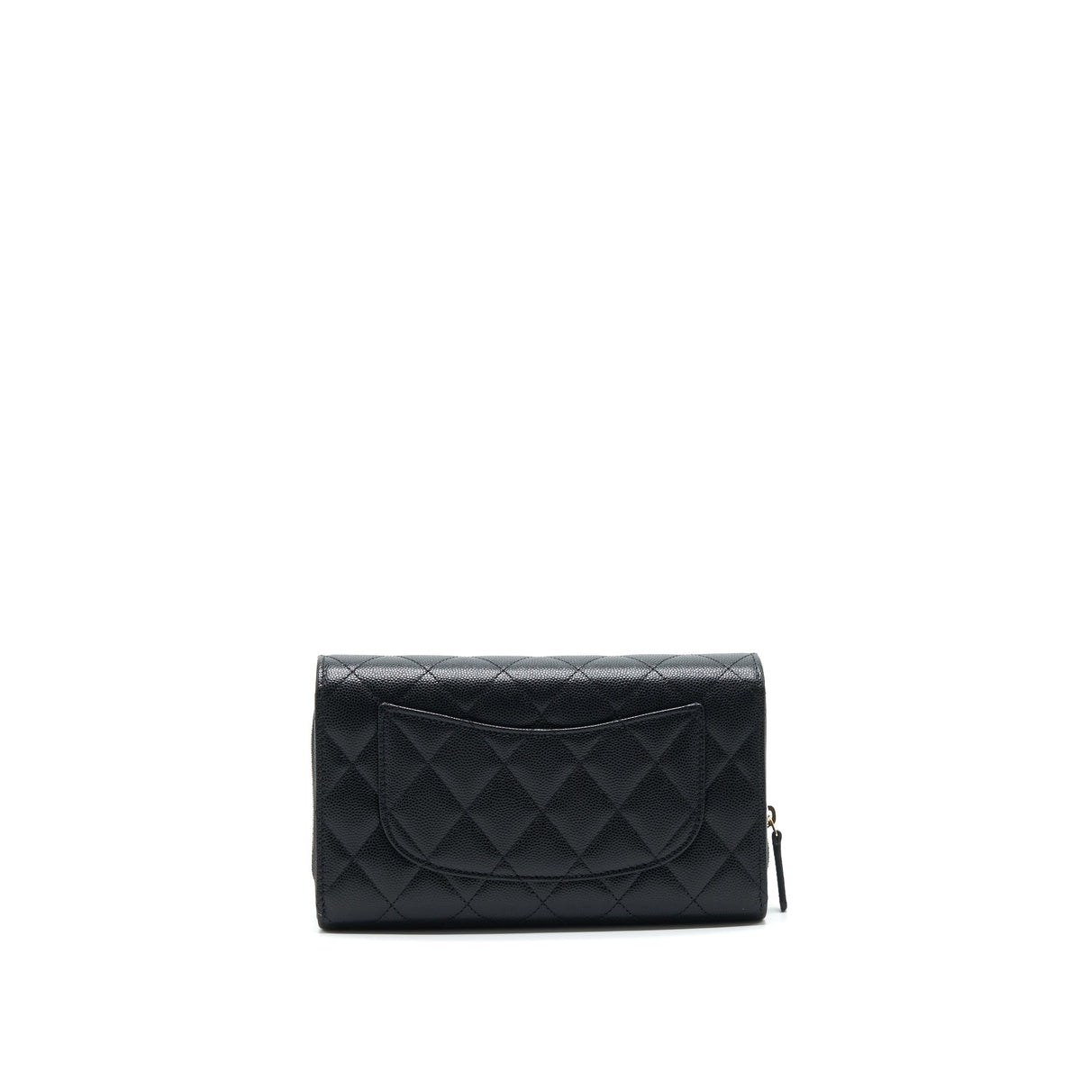 CHANEL 3 IN 1 WALLET ON CHAIN BLACK CAVIAR LGHW