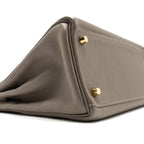 Hermes Kelly 28 togo gris asphalt GHW