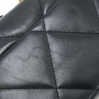 CHANEL SMALL 19 BAG LAMBSKIN BLACK MULTICOLOUR HARDWARE (MICROCHIP)