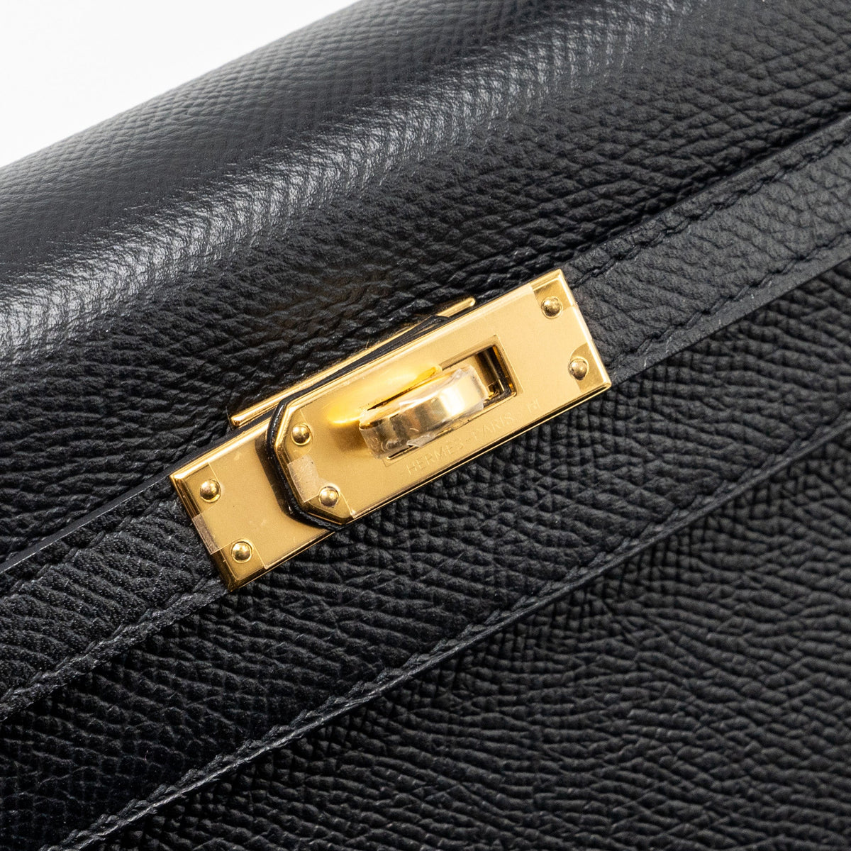 Hermes Kelly 25 epsom black GHW