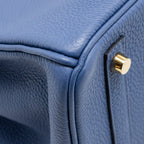 Hermes Birkin 30 Togo Blue Brighton GHW