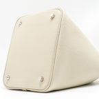 Hermes Picotin 22 Lock Bag Clemence Beton SHW