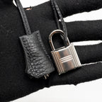 Hermes Kelly Messenger PM Bag Togo Black SHW