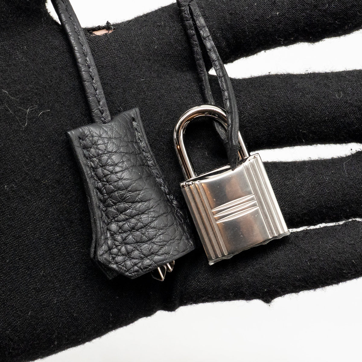 Hermes Kelly Messenger PM Bag Togo Black SHW