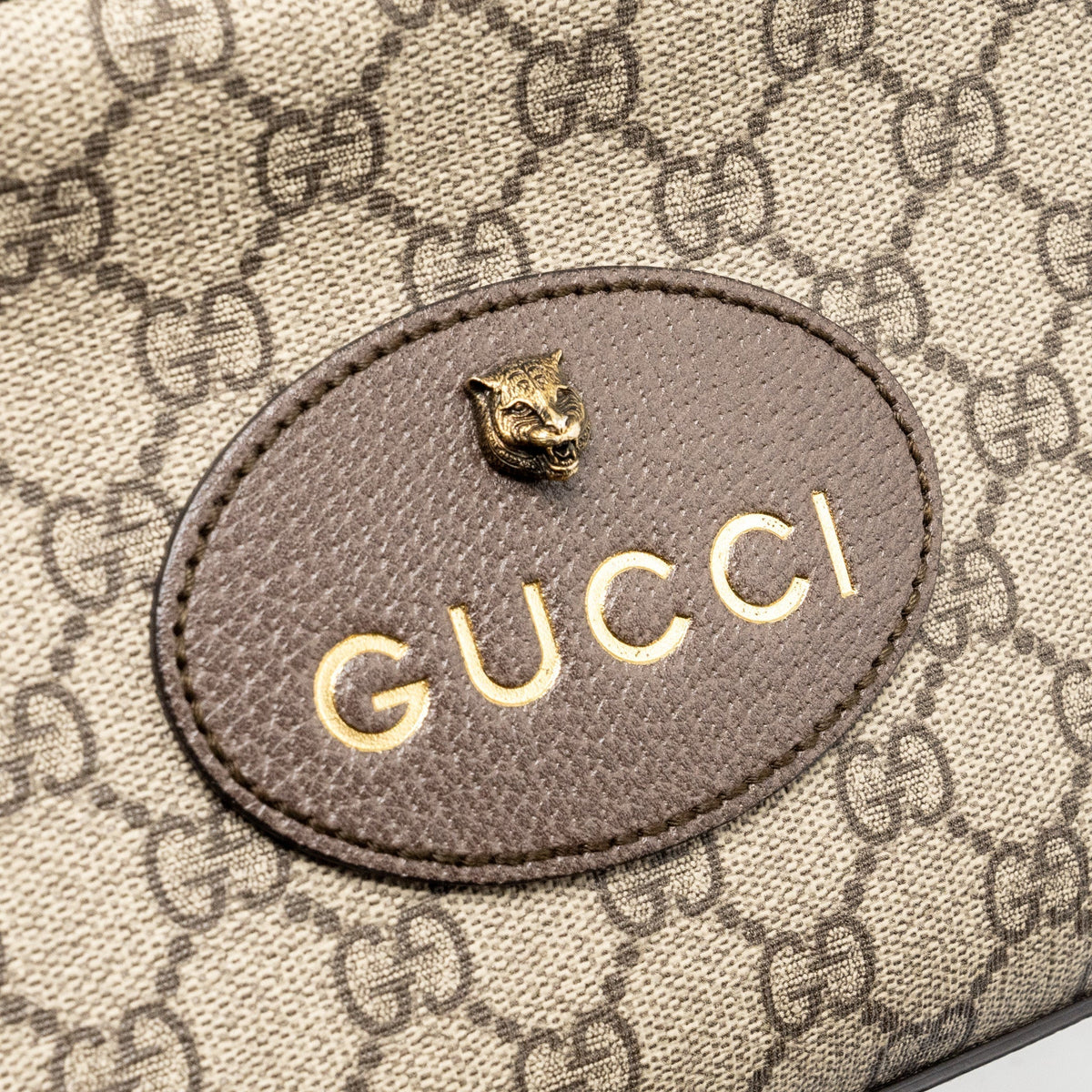GUCCI CAMERA BAG GG SUPREME CANVAS/LEATHER BROWN/MULTICOLOUR GHW