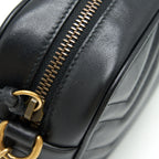 GUCCI MARMONT CAMERA BAG BLACK