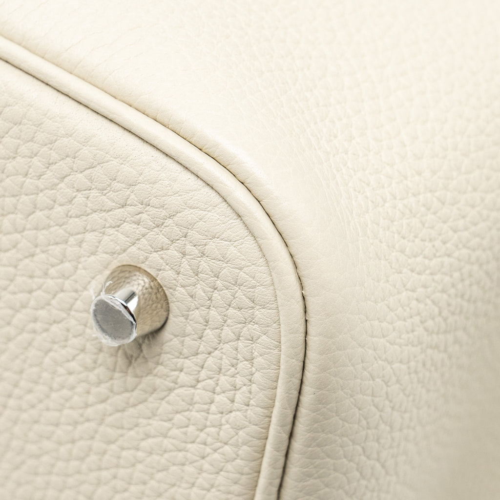Hermes Picotin 22 Lock Bag Clemence Beton SHW