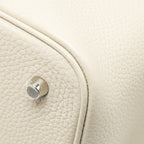 Hermes Picotin 22 Lock Bag Clemence Beton SHW