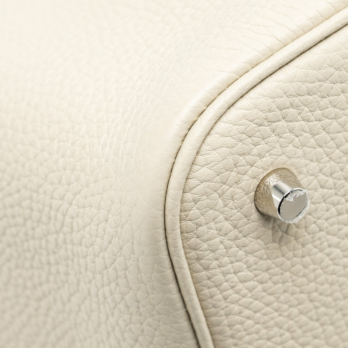 Hermes Picotin 22 Lock Bag Clemence Beton SHW
