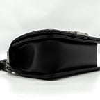 CHANEL SMALL BOY BAG CALFSKIN BLACK SHW (MICROCHIP)