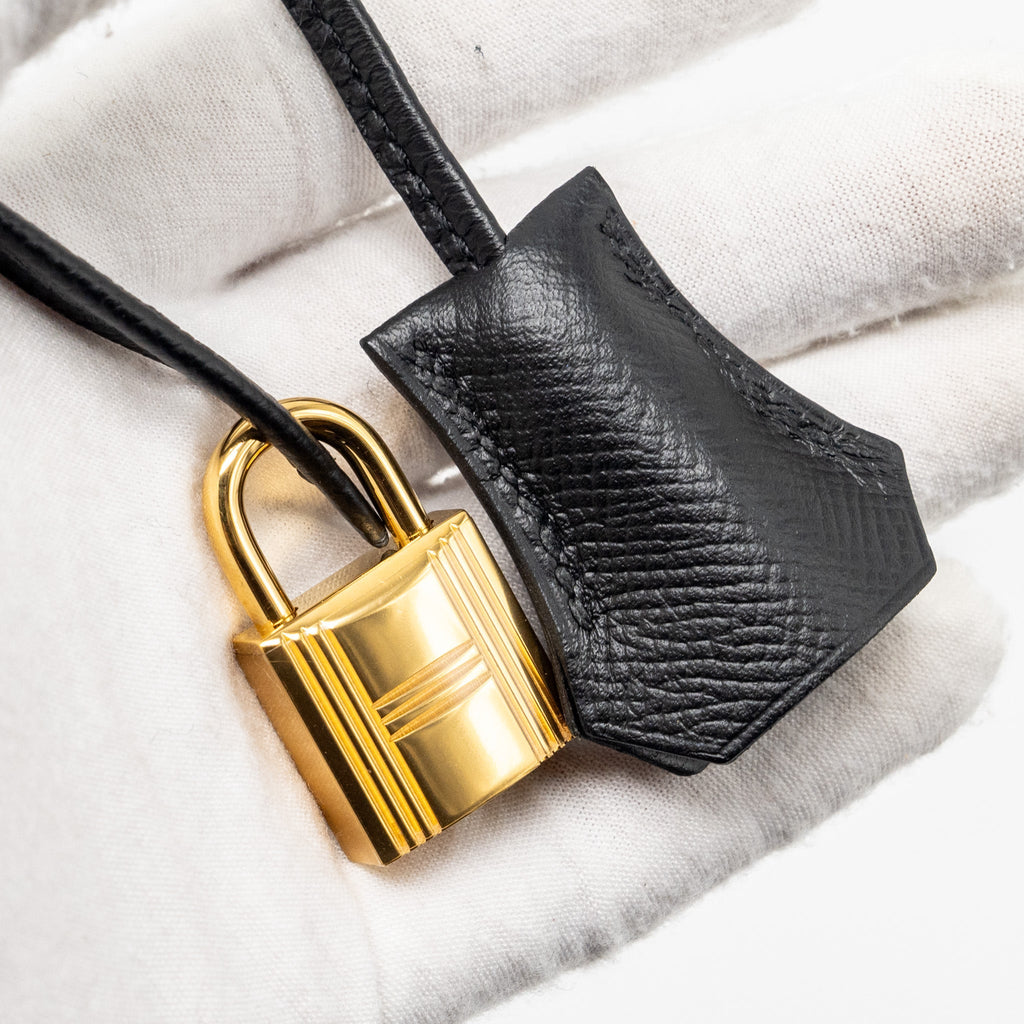 Hermes Kelly 25 epsom black GHW