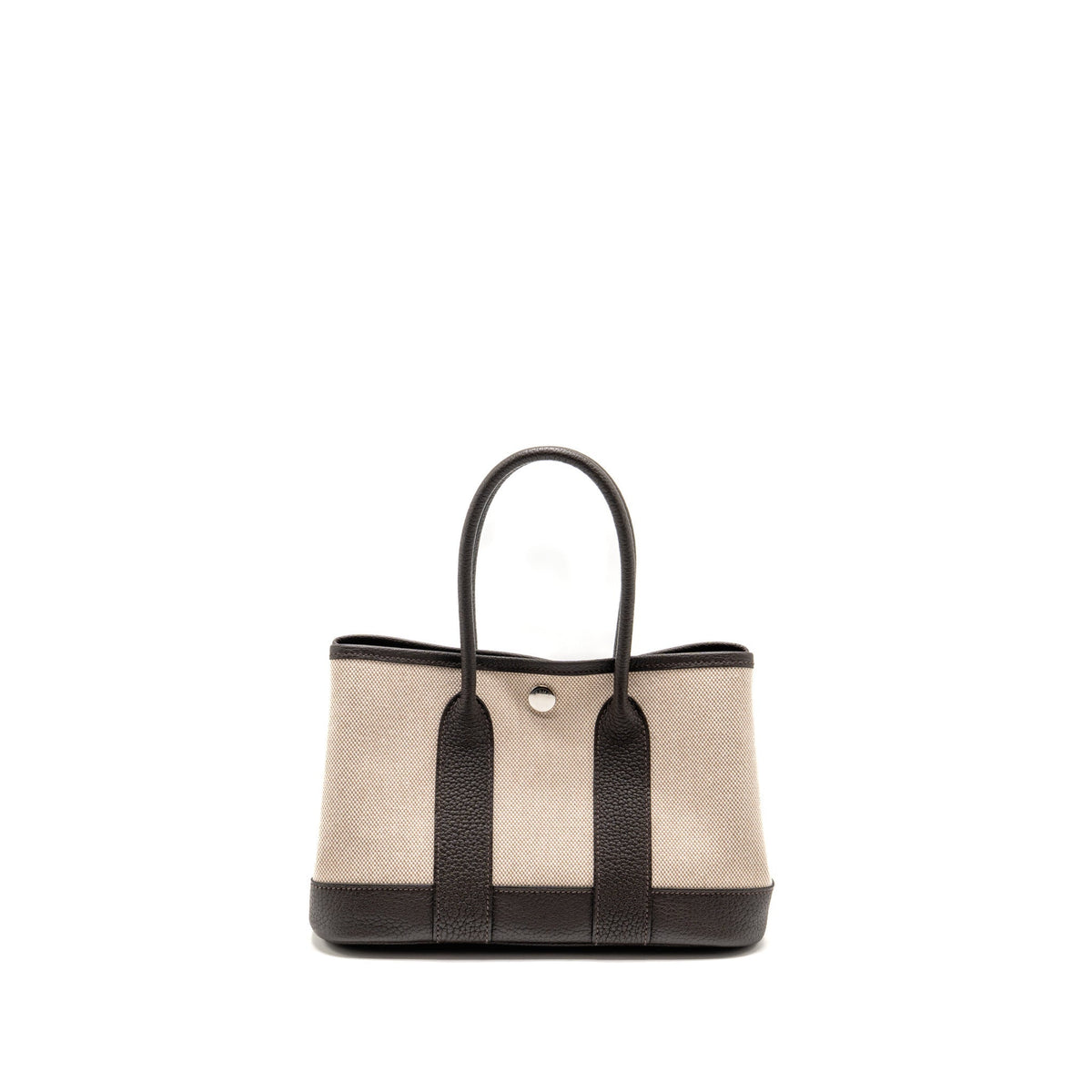 Hermes Neo Garden Party 23 CANVAS/NEGONDA ECRU-BEIGE/EBENE SHW