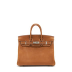 HERMES BIRKIN 25 BARENIA FAUBOURG 34 FAUVE SHW