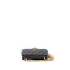 CHANEL 23P MINI COCO LOVE FLAP BAG CAVIAR BLACK GHW (MICROCHIP)