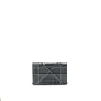 DIOR DIORAMA WALLET ON CHAIN METALLIC BLACK SHW
