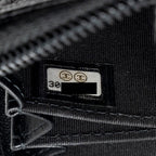 CHANEL BOY ZIP CARD HOLDER CAVIAR BLACK GHW