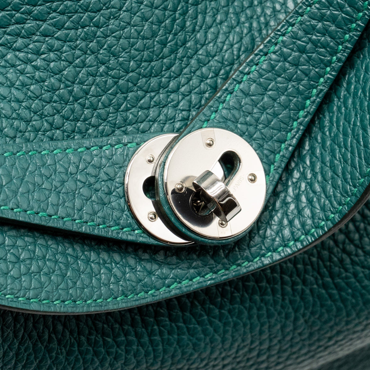 Hermes Lindy 26 Clemence Malachite SHW
