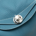 Hermes Lindy 26 Clemence New Blue Jeans SHW