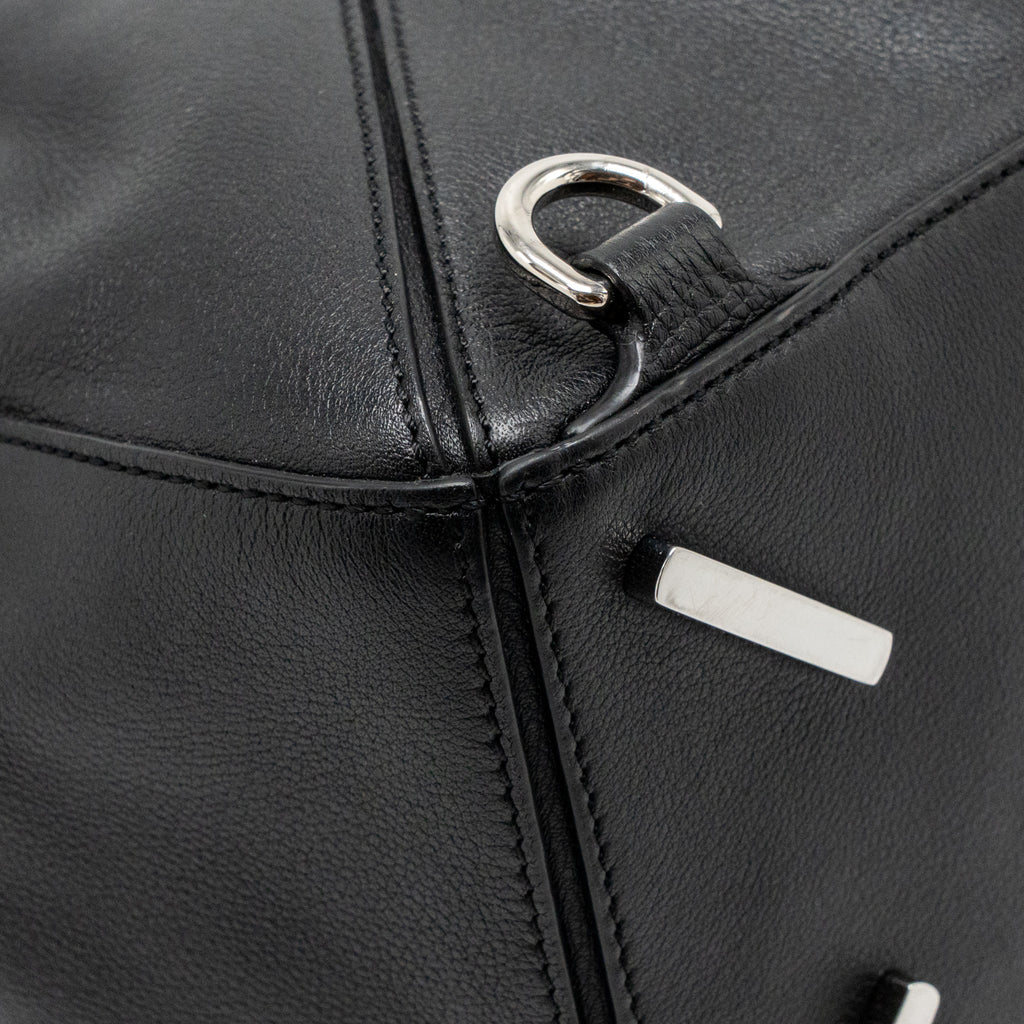 Loewe Medium Puzzle Bag Calfskin Black SHW