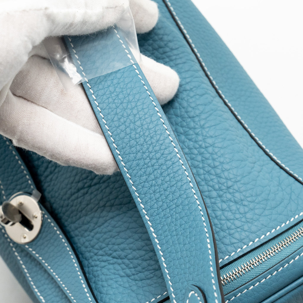 Hermes Lindy 26 Clemence New Blue Jeans SHW