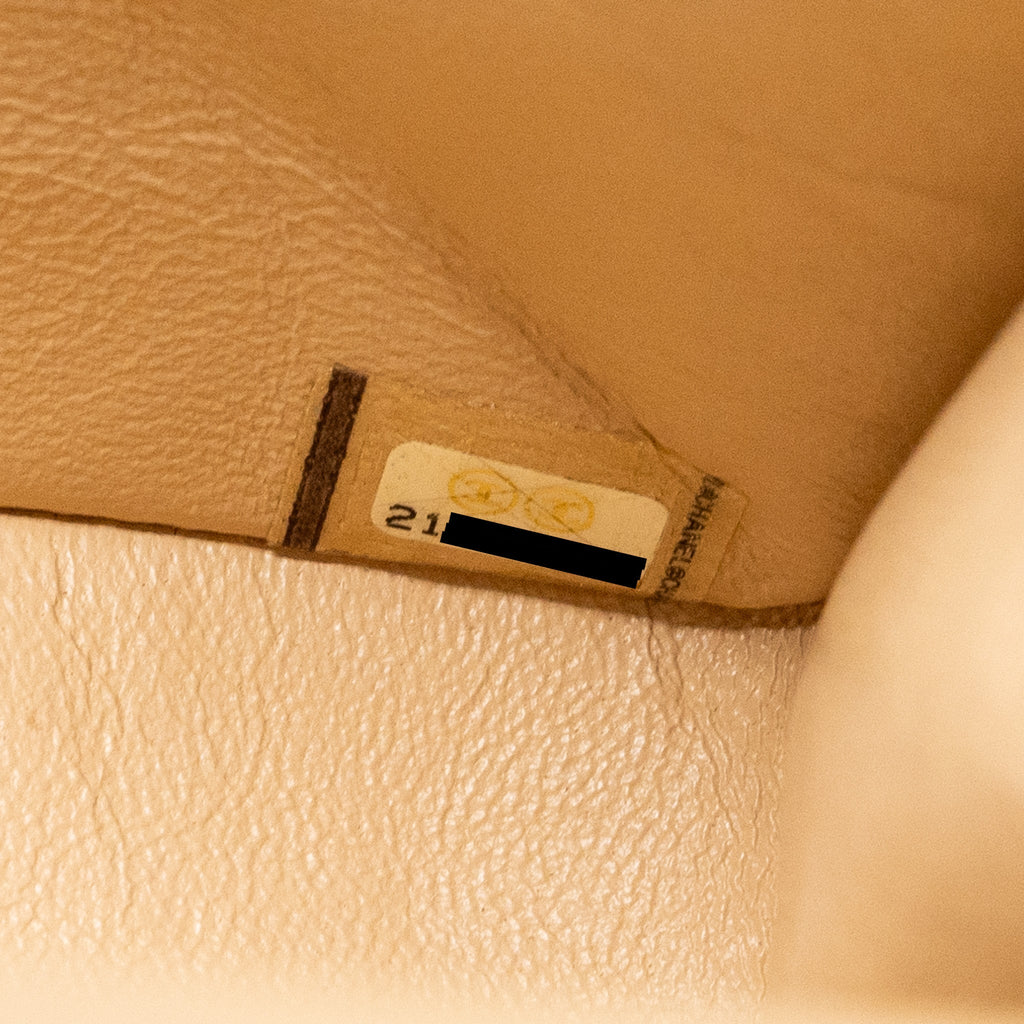 CHANEL MEDIUM CLASSIC DOUBLE FLAP BAG CAVIAR BEIGE GHW