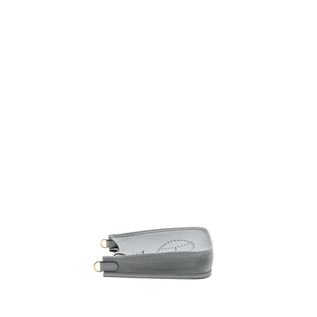 Hermes Mini Evelyne Clemence Gris Pantin LGHW