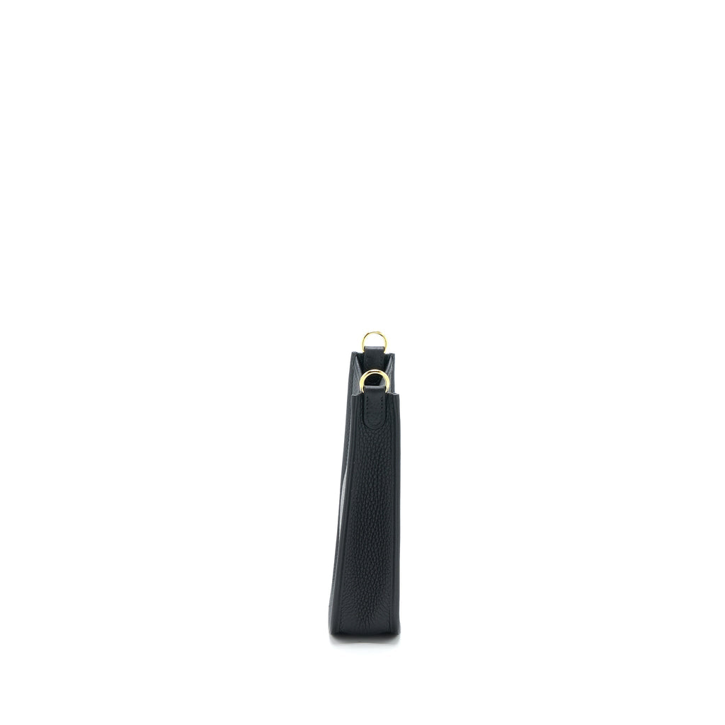 HERMES MINI EVELYN CLEMENCE BLACK GHW