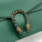 Gucci Small Dionysus bag calfskin green GHW