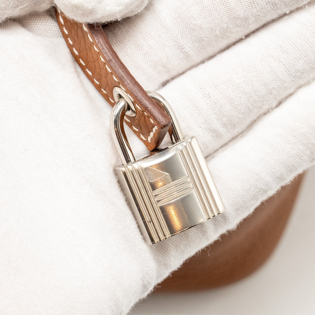 Hermes Picotin 18 Lock Bag Clemence Gold SHW