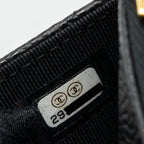 CHANEL CLASSIC WALLET ON CHAIN CAVIAR BLACK GHW