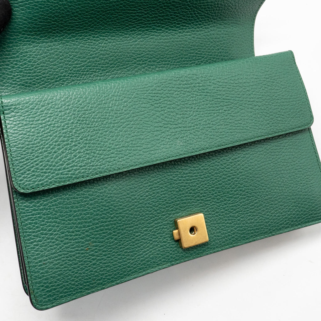 Gucci Small Dionysus bag calfskin green GHW