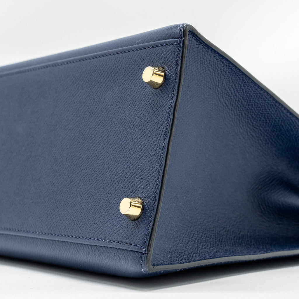 Hermes kelly 32 epsom blue sapphire GHW