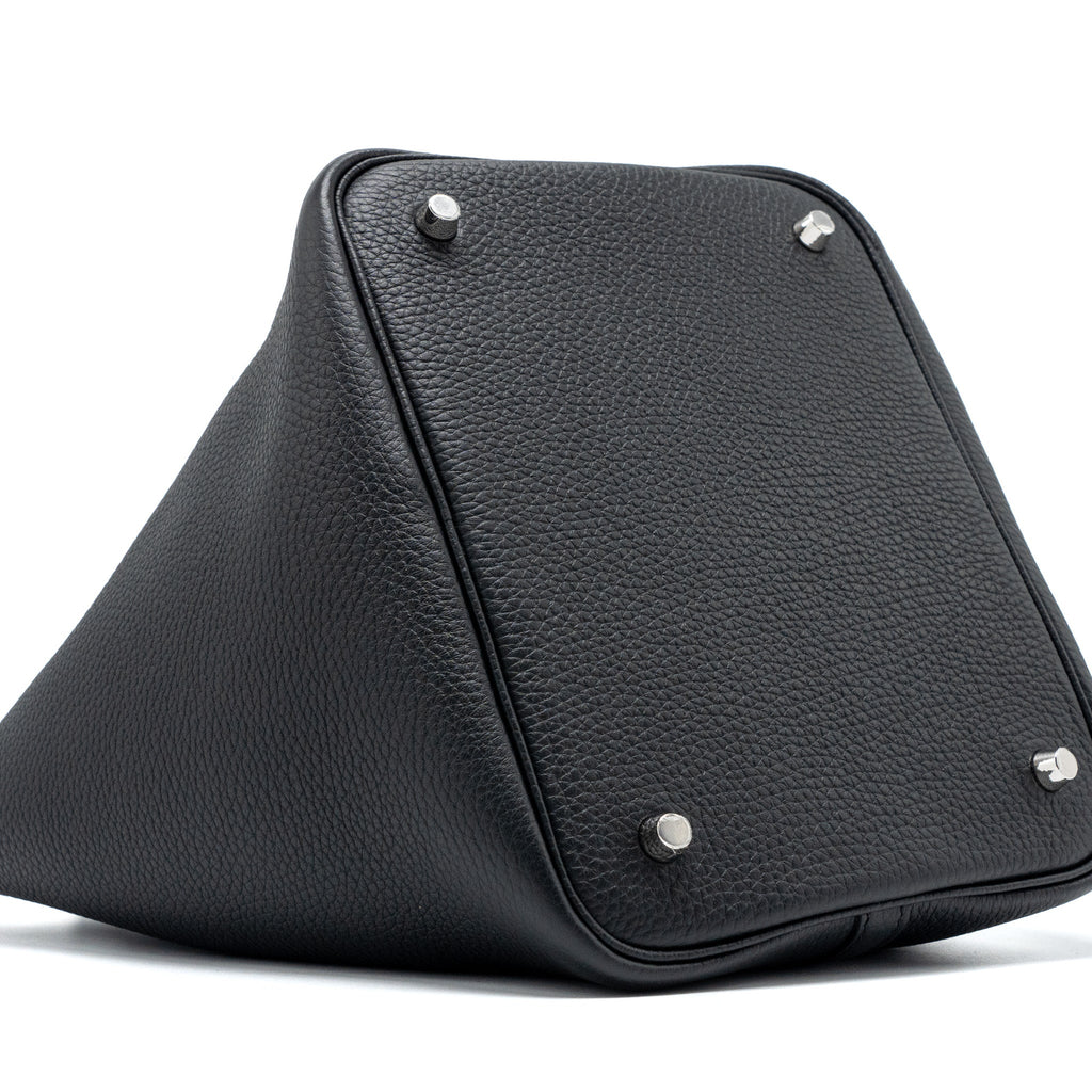 Hermes Picotin 22 Lock Bag Clemence Black SHW