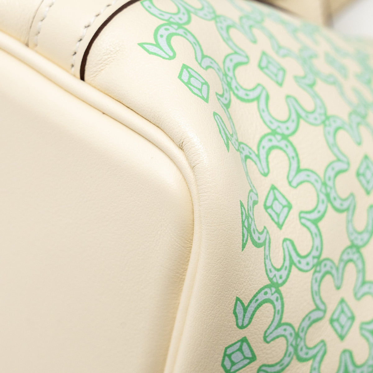 HERMES LUCKY DAISY MICRO PICOTIN SWIFT NATA-VERT-BLANC SHW