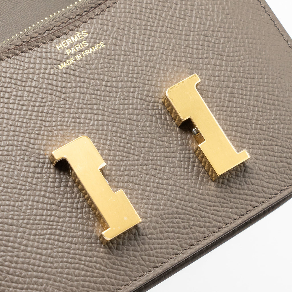 Hermes Constance Slim Epsom Gris Etain GHW