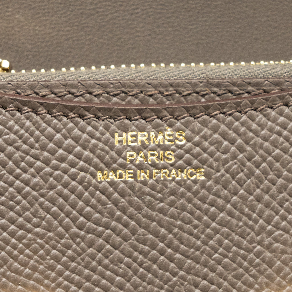 Hermes Constance Slim Epsom Gris Etain GHW