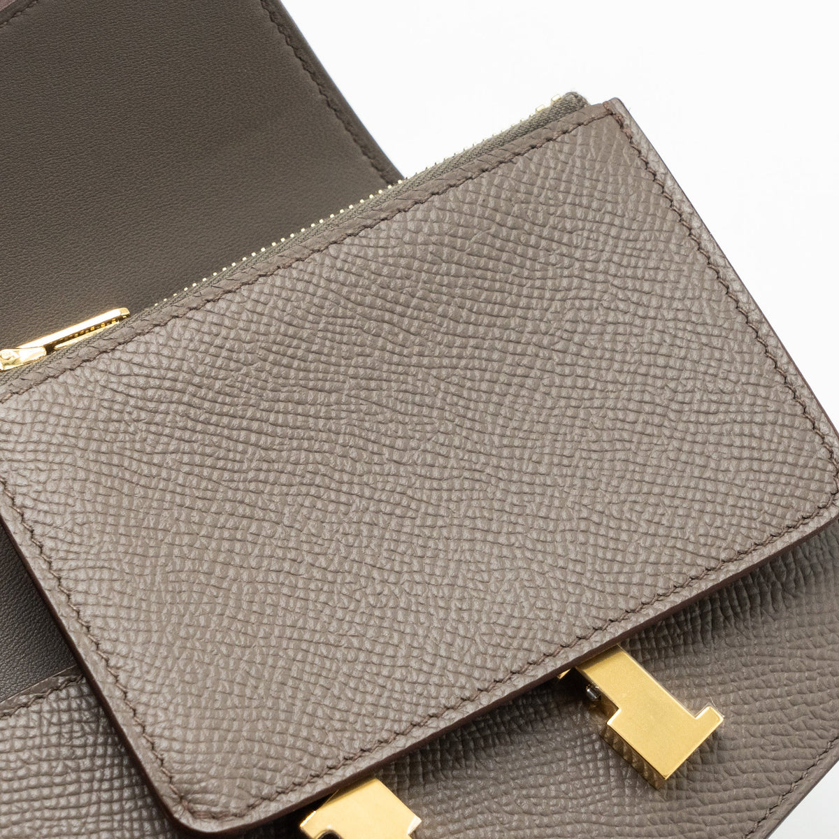 Hermes Constance Slim Epsom Gris Etain GHW
