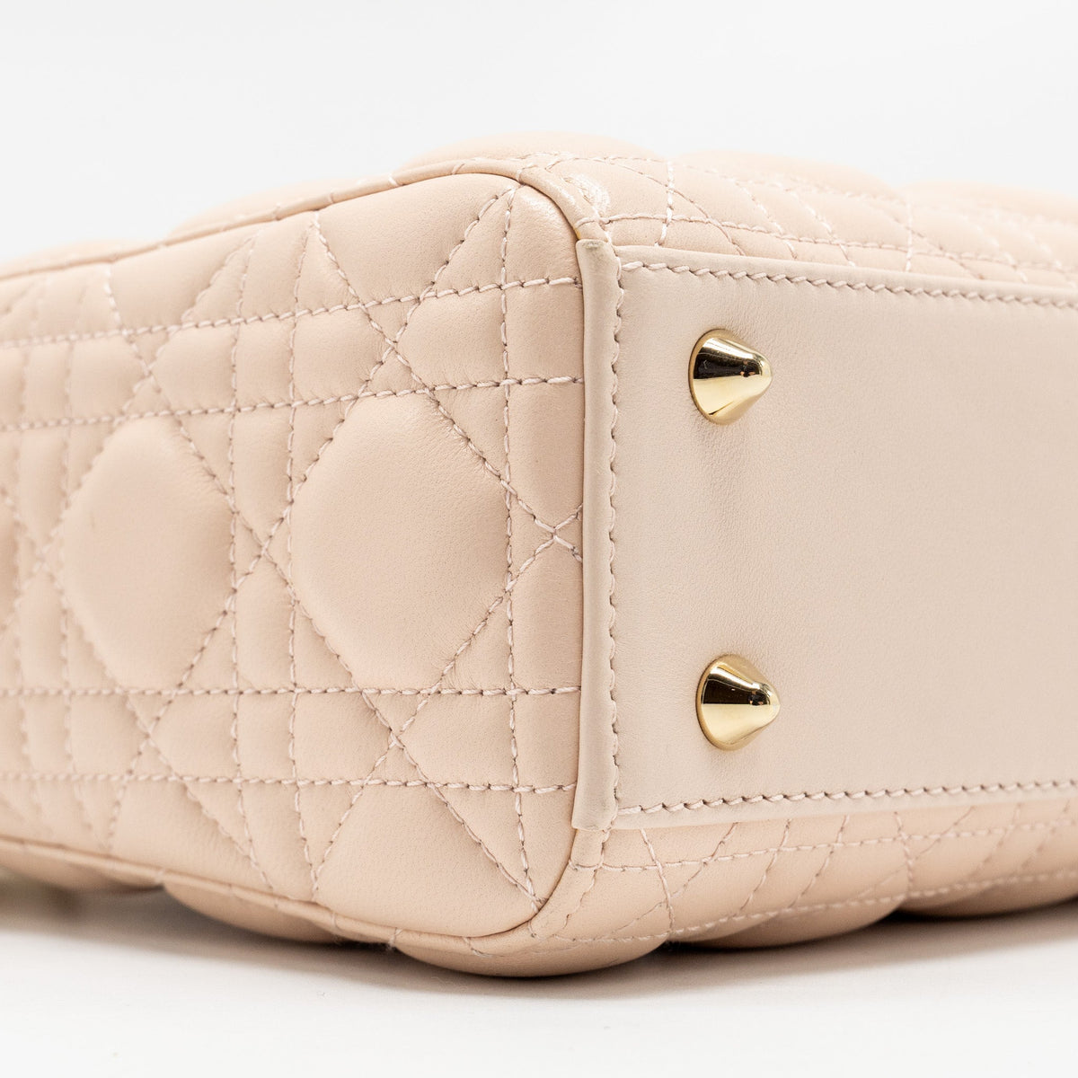 DIOR MY ABC DIOR SMALL LADY DIOR LAMBSKIN PINK LGHW