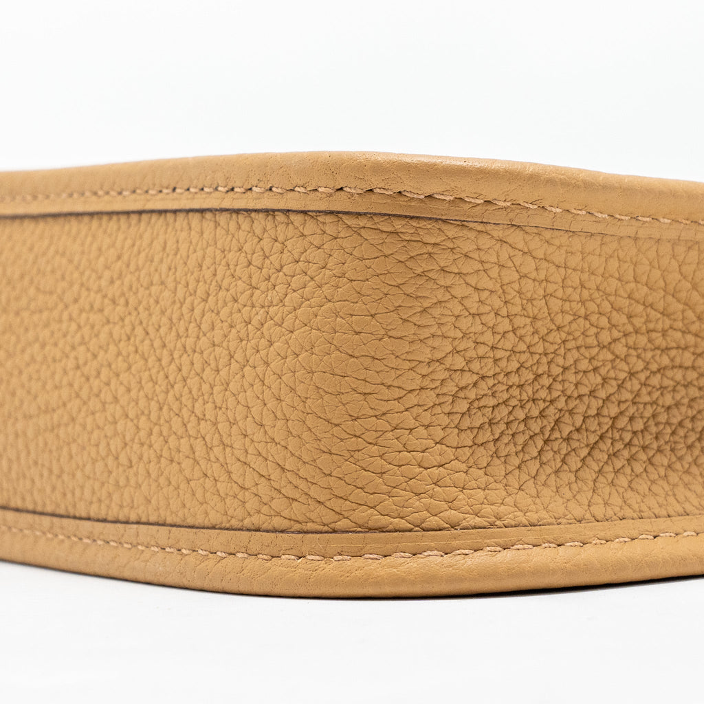 Hermes Mini Evelyne Clemence Biscuit GHW