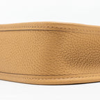 Hermes Mini Evelyne Clemence Biscuit GHW