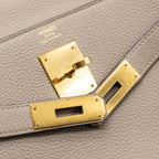 Hermes Kelly 28 togo gris asphalt GHW