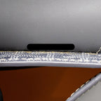 Goyard Structure Saigon PM Bag Goyardine Canvas / Calfskin Grey SHW