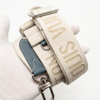 LOUIS VUITTON KEEPALL BANDOULIERE 25 WASHED DENIM CANVAS BLUE SHW