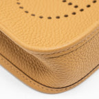 HERMES MINI EVELYNE CLEMENCE BISCUIT GHW