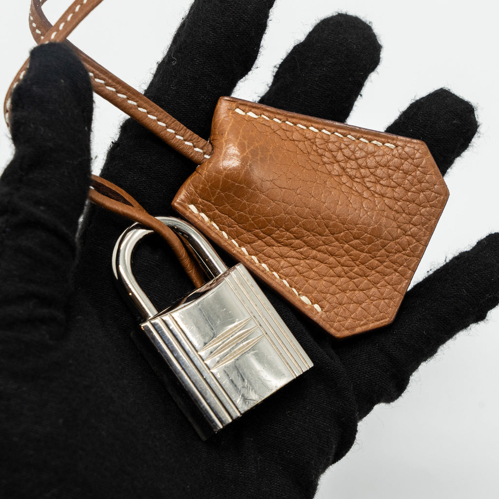 hermes shoulder birkin clemence gold SHW