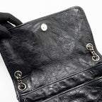 Saint Laurent medium Nikki bag calfskin black SHW
